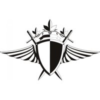 Rienda Libre Graphics - Decomural Badge Shield Sword Ws-19154