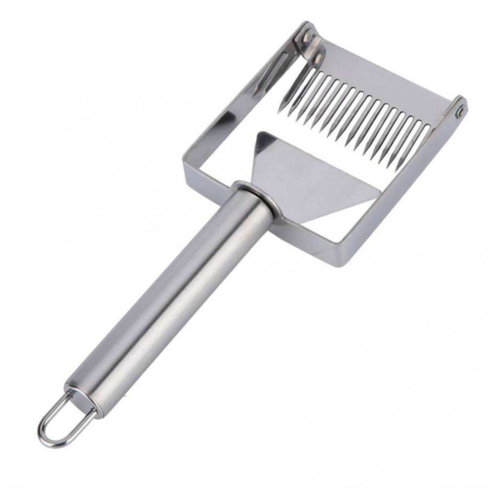 Magideal - Tenedor Para Destapar Miel, Herramienta Manual De Acero Inoxidable, Práctico Extractor De Miel En Forma De Panal, Resistente Al Desgaste Y Versátil