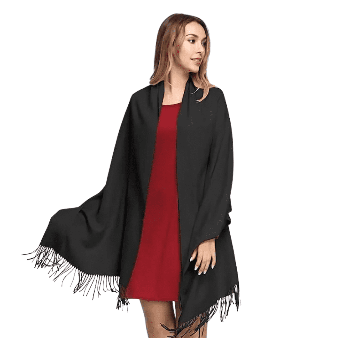 Mercadoideas - Bufanda Cashmere Abrigo Invierno