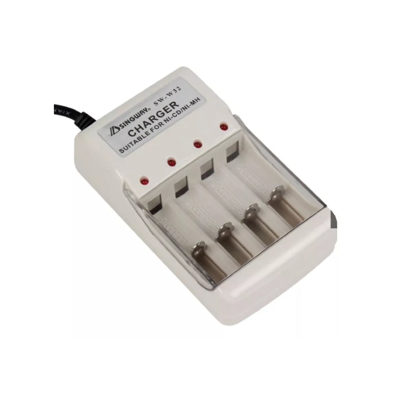 Importclick - Cargador Pilas Recargables 4 Pilas Aa Aaa 5 V