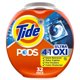 thumbnail image 1 of Detergente para ropa Tide 4 en 1 Ultra Oxi PODS, 32 paquetes, 1 of 3
