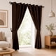 thumbnail image 1 of Set de Cortinas Blackout Con Argollas 6 Piezas Chocolate, 1 of 4