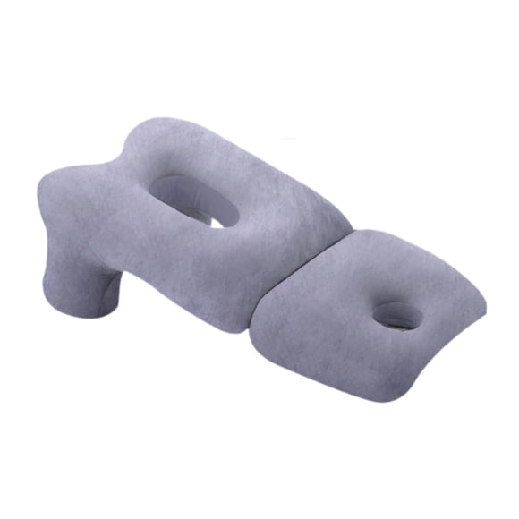 Almohada Boca Abajo Versátil Para Apoyar El Cuello Y El Abdomen, Ideal Para Dormir En Casa, Color Morado