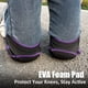 thumbnail image 5 of Rodilleras KneeCradle para jardinería y pisos, color morado, 5 of 6