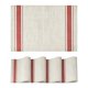 thumbnail image 1 of suxuMhao Manteles Individuales Tejidos Paquete de 4 18"X12" Rojos Lavables Resistentes Al Calor Manteles Individuales para Mesa de Comedor Duraderos Antideslizantes Manteles de Cocina Reutilizables, 1 of 4