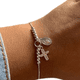 thumbnail image 3 of Pulsera plata denario ajustable religioso, 3 of 3