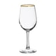 thumbnail image 2 of Set 4 Copas Borde Dorado Para Vino 320mL Allegra, 2 of 3