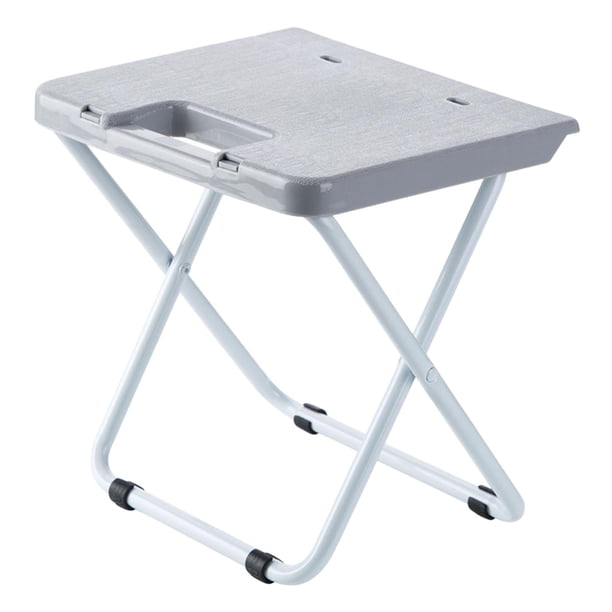 Silla de camping portátil Asiento compacto Muebles Reposapiés plegable Mini taburete plegable ligero para césped, jardín, barbacoa, senderismo, picnic