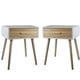thumbnail image 1 of SET 2 VELADORES DORMITORIO DOVER 1 CAJON BLANCO MADERA, 1 of 3
