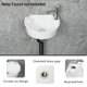 thumbnail image 4 of Lavabo de baño Shawoo 30 x 21 x 14 cm para montaje en pared sin perforación, 4 of 9