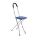 thumbnail image 1 of Asiento De Bastón Plegable, Silla De Bastón Con Mango Cómodo Para Acampar, Personas Mayores, 1 of 5
