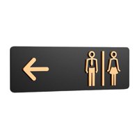Magideal - Placa De Señal De Baño Para Hombres Y Mujeres, Señalización Decorativa Extraíble, Señal De Baño, Indicador De Baño Para Tiendas, Bares, Cafeterías, Pa Tipo C