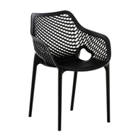 Habita2 Chile - Butaca City Para Exterior Apilable Resistente - Negro