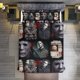 thumbnail image 3 of Michael Myers Halloween Duvet Cover Set 3 Piece Bedding Set Double Sided Printing Decorative Comforter Cover Set, 3 of 5