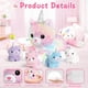 thumbnail image 3 of Juguetes de peluche con forma de unicornio para gatos KMUYSL con 4 gatitos, 3 of 3