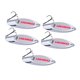 thumbnail image 4 of 5x Cucharas De Pesca Señuelos Cebos De Pesca Duros Para Grandes Distancias Cast Agua Dulce Plata 28g, 4 of 5