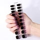 thumbnail image 2 of Tiras de Gel para Uñas Tyemp 20 uds Halloween con Brillo Negro y Diseño de Telaraña, 2 of 7