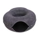 thumbnail image 2 of Cama Túnel Para Gatos Ligera Y Lavable, Cueva Tipo Donut Para Gatos De Interior, Color Gris Oscuro, 2 of 3