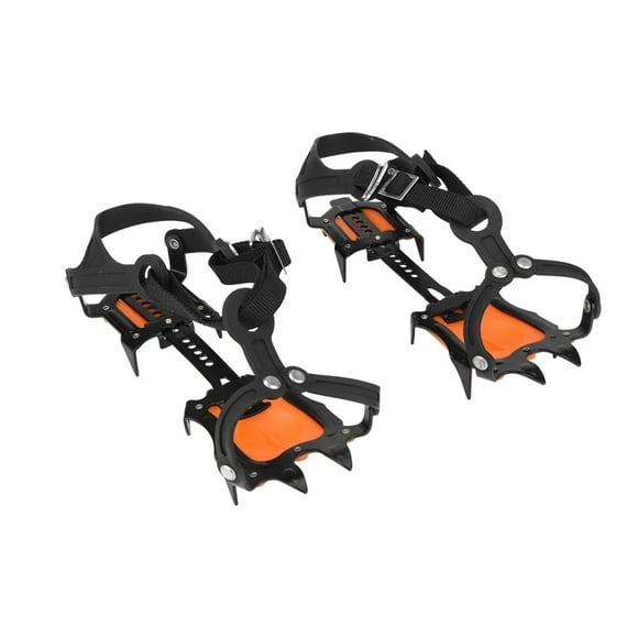 Par de Crampones De Acero De 10 Puntas