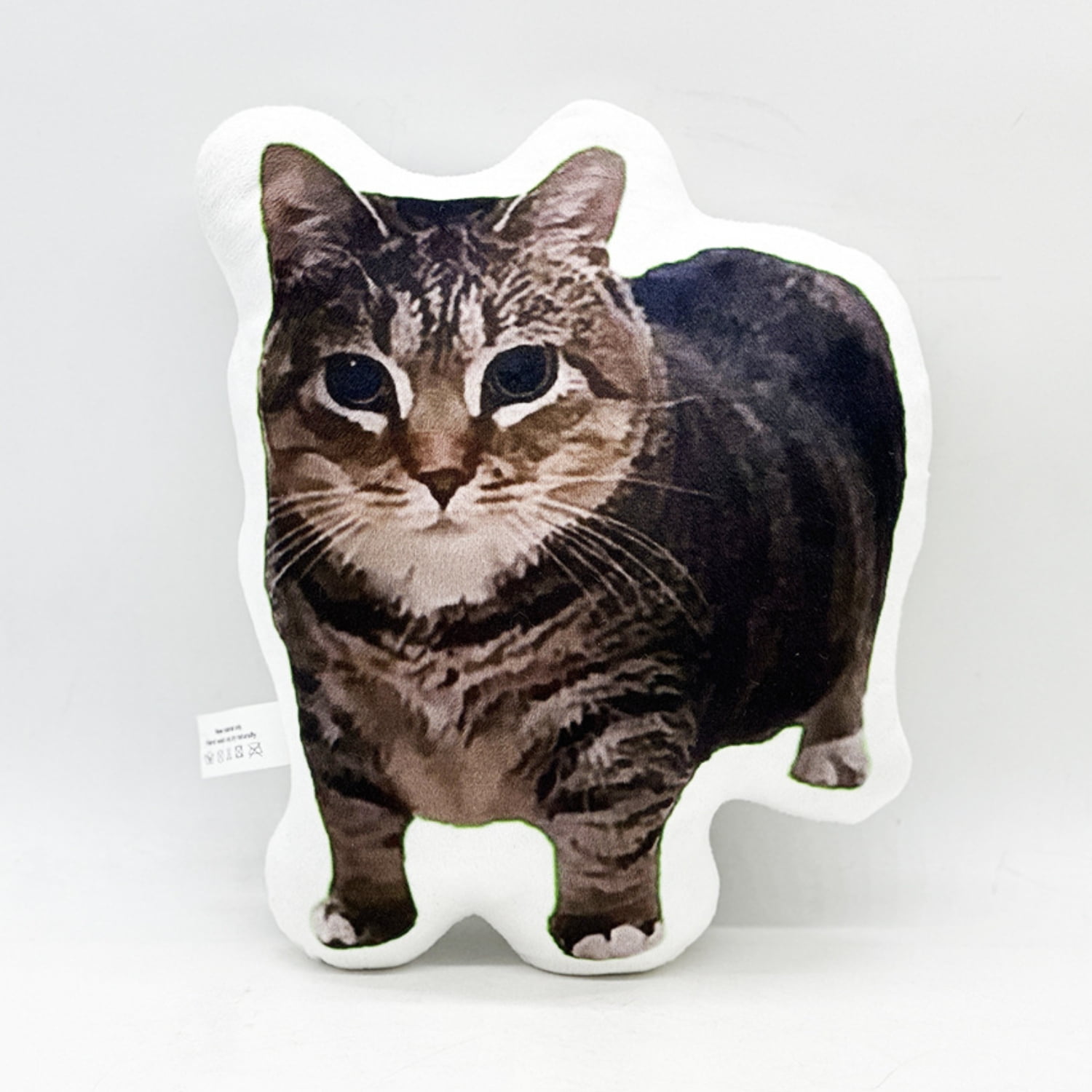 Crusec - Almohada Con Gato Estampado Divertido Cómoda 26 Cm