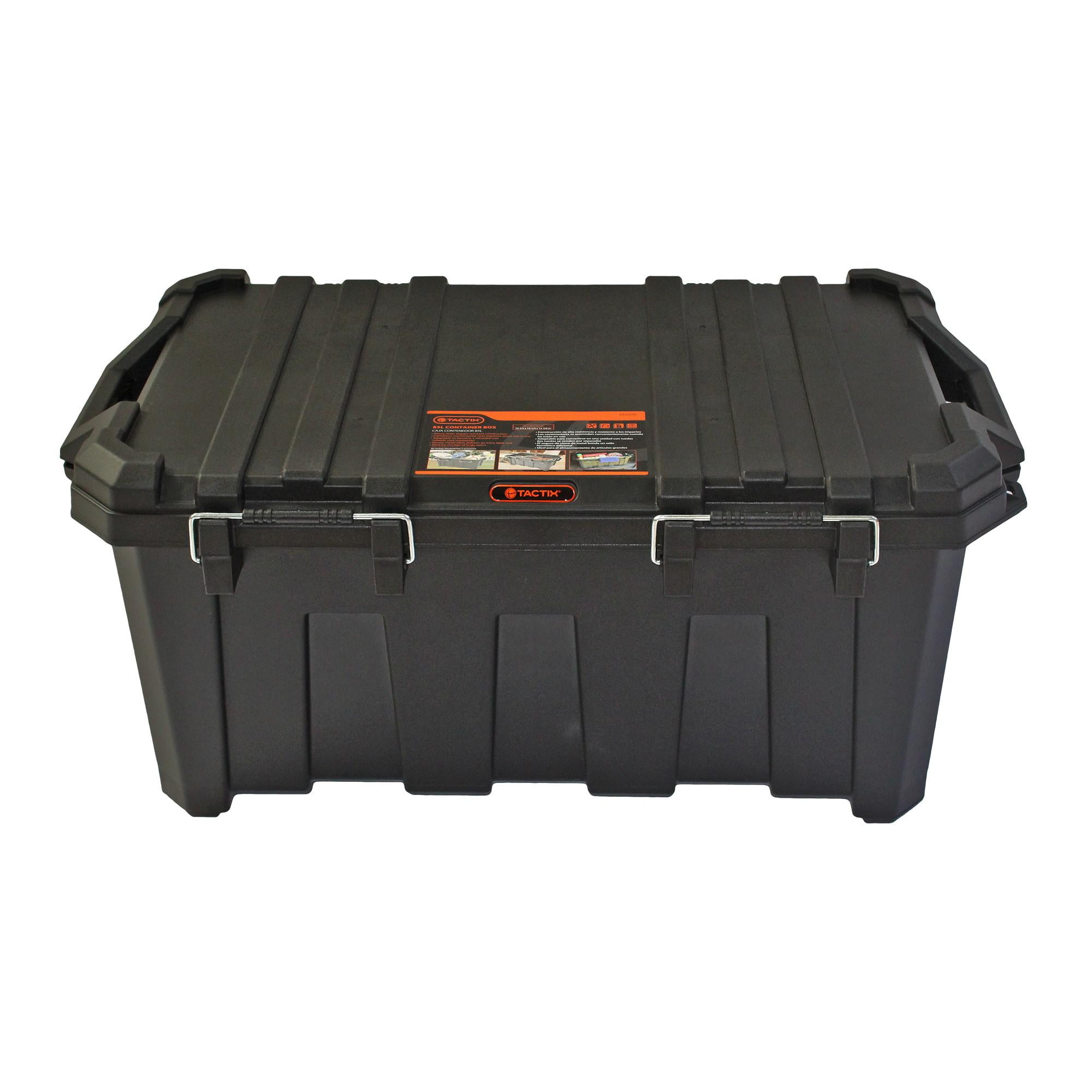 Caja Contenedor Apilable Capacidad 85 Lts. Tactix 320506