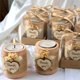 thumbnail image 5 of Portavelas de madera Rallad – Pack de 20 unidades de 4,7 cm con flores secas, 5 of 6