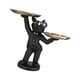 thumbnail image 4 of Bandeja De Almacenamiento De Escritorio Para Perros, Soporte Para Dulces, Escultura De Animales De Resina, Contenedor Para Artículos Diversos, Negro, 4 of 5