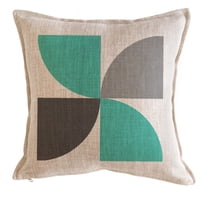 Tuyo Print - Cojín Remolino Verde 45X45