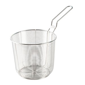 Magideal - Filador De Cesta De Fry De Acero Inoxidable Con Gancho Colgante Lateral De Colección De Skimmer Fácil De Limpiar Para Cocinar Pasta Para Acampar Para