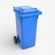 thumbnail image 1 of Contenedor de Basura 120 lts - Azul 120RC, 1 of 2