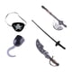 thumbnail image 2 of Accesorios de disfraz de pirata de Halloween, conjunto de disfraces de Halloween, parche con ojos de gancho y de pirata, realista, juego de rol, 2 of 5