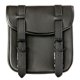 thumbnail image 4 of Bolsa de piel sintética negra para moto Sissy Bar, 3 puntos, soportes resistentes con hebillas frontales de liberación rápida, ajuste universal para barras o horquillas, 4 of 7