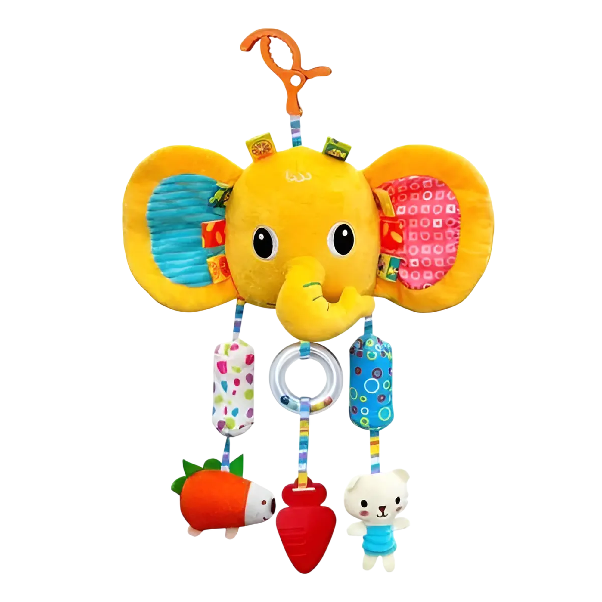 Juguete Sonajero Belug Bebe Asiento De Coche Y Cuna Juguete Bebe Elefante Amarillo