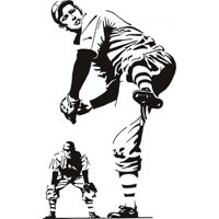 Rienda Libre Graphics - Decomural Baseball Games Sports Ws-17974