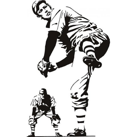 Rienda Libre Graphics - Decomural Baseball Games Sports Ws-17974