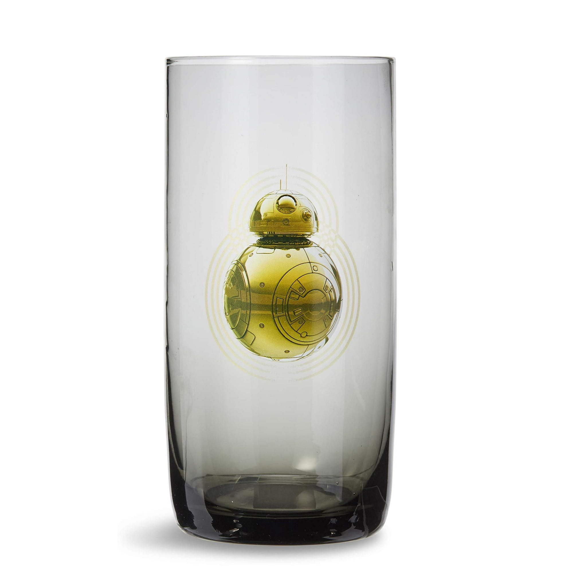 Vaso De Cristal Con El Logotipo De Star Wars Bb-8, 590 Ml, Negro