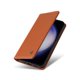 thumbnail image 5 of Funda Billetera de Cuero para Samsung Galaxy S23 FE con Tarjetero y Soporte - Tapa Magnética Marrón, 5 of 6