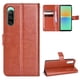 thumbnail image 4 of Funda tipo libro para Sony Xperia 10 Ⅳ, cartera todo‑en‑uno, funda multifuncional con tarjetero y correa de muñeca desmontable, 4 of 4