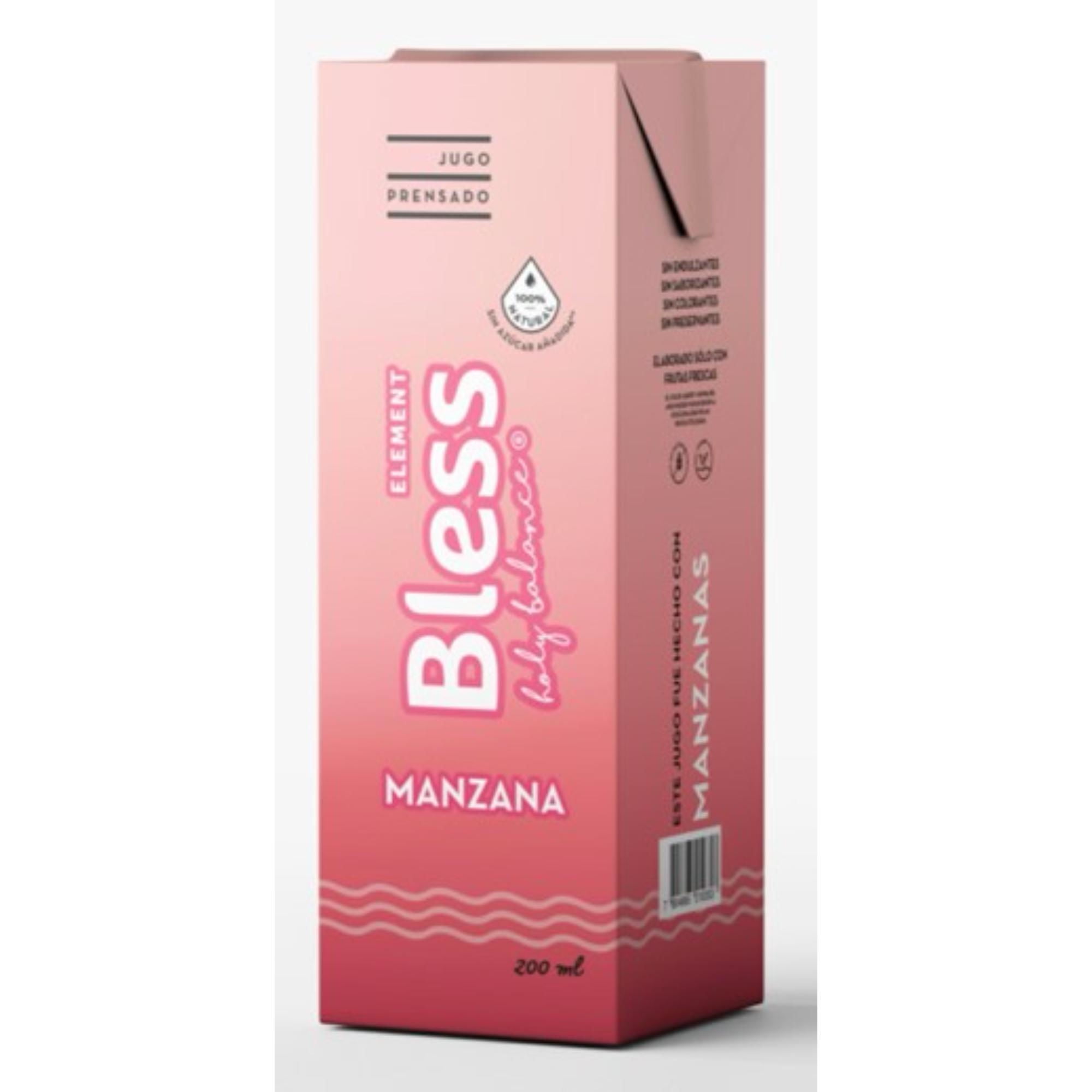 Jugo Manzana Caja 200 ml BLESS