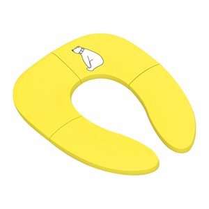 Bothyi - Asiento De Inodoro Plegable, Asiento De Entrenamiento Reutilizable Para Niños, Adultos, Niños Pequeños, Amarillo