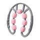 thumbnail image 1 of Rodillo Muscular Para Piernas, 7 Ruedas, Herramienta De Masaje Corporal Completo Para Codo De Golfista, Yoga, Gris Y Rosa, 1 of 5