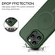 thumbnail image 3 of Funda de teléfono BENTOBEN para iPhone 16 Pro Max 6.9 verde translúcido, 3 of 3