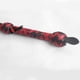 thumbnail image 3 of Látigo Bull Whip de 6 pies, 16 trenzas, cuero de canguro, para equitación, flexible, con vientre y refuerzo interior de cuero, rojo y negro, 3 of 7
