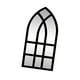 thumbnail image 1 of Espejo De Pared Espejo De Sala De Estar Decoración De Pared Espejo De Pared Con Ventana Arqueada De 9x17 Pulgadas Negro, 1 of 5