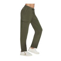 Pantalón Cargo Skechers Go Walk Para Mujer, Nailon Y Elastano Deep Depths