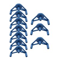 Magideal - 10 Clips Ajustables Para Entrenamiento De Tallos De Plantas, Clips De Entrenamiento De Bajo Estrés, Clips Dobladores De Ramas De Plantas Para Plantas Azul