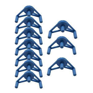 Magideal - 10 Clips Ajustables Para Entrenamiento De Tallos De Plantas, Clips De Entrenamiento De Bajo Estrés, Clips Dobladores De Ramas De Plantas Para Plantas Azul