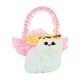 thumbnail image 1 of Gato Maullador En Canasta Juguete Decorativo Rosado, 1 of 3