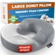 thumbnail image 1 of Cojín Donut Pillow 5 STARS UNITED para hemorroides, color gris, 1 of 8