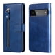 thumbnail image 1 of Funda con Cremallera para Google Pixel 6 5G, Carcasa Cartera de Cuero PU con Soporte y Tarjetero, 1 of 6